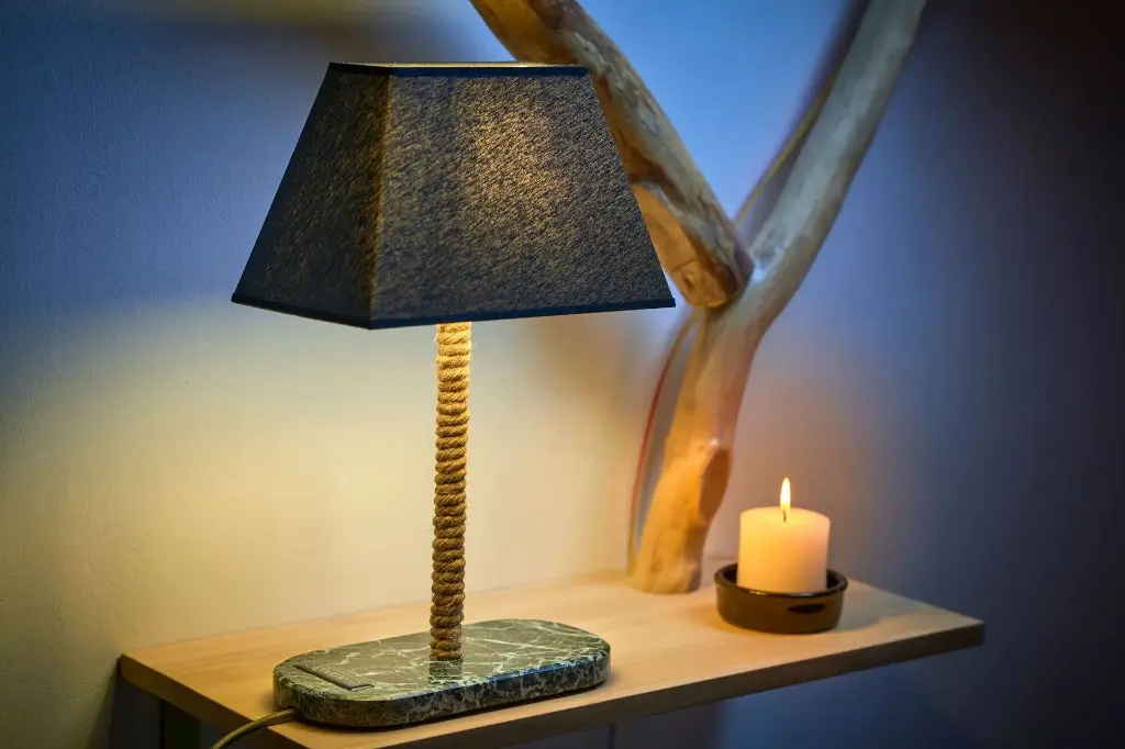 Ambiance lampe noir de coté.webp